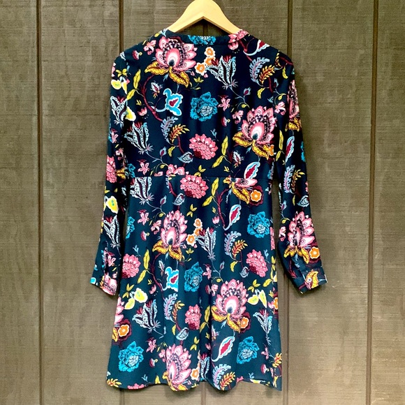 Loft Petites Fall Button front dress - Picture 2 of 4